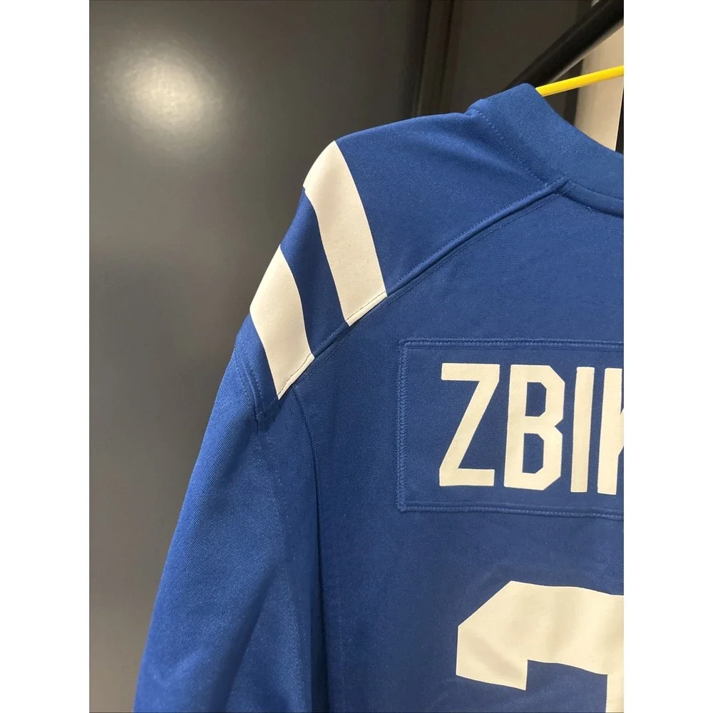 Nike NFL Indianapolis Colts Tom Zbikowski #28 Jersey Men's XL Game On-Field 2012